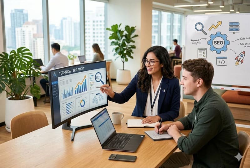 Consultoria de SEO técnico para aumento de tráfego