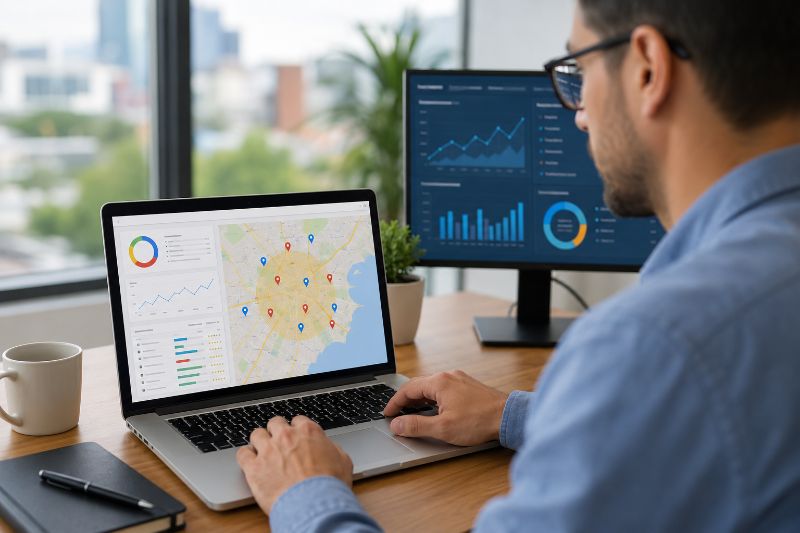 seo local com análise de site e presença regional