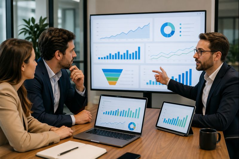 Consultoria de SEO para empresas analisando desempenho do site